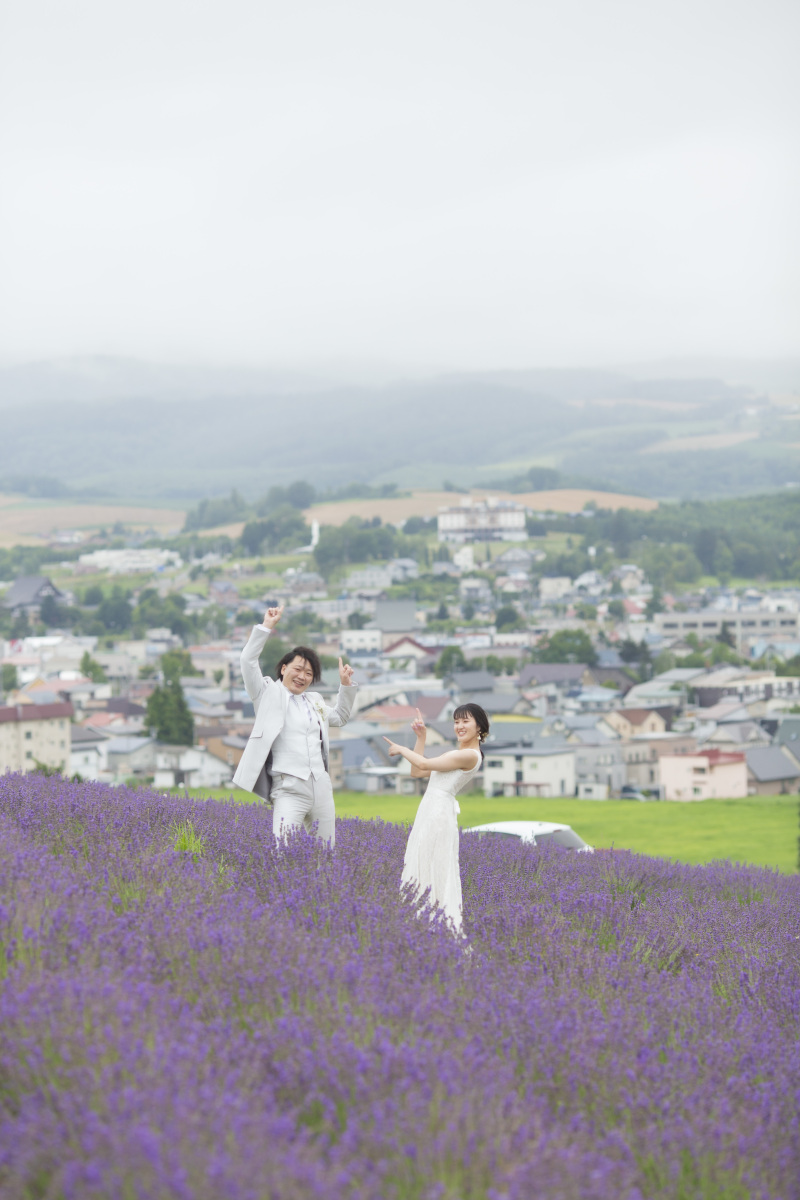7月中旬の日の出公園、フラワーランドかみふらの2つの花畑と1本道3か所巡遊