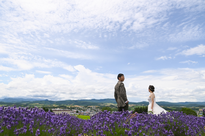 夏、美瑛・富良野　3ヵ所　ラベンダー、お花一本道　その１