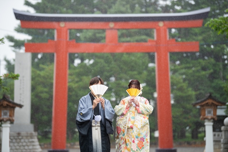 雨でも安心、想いはそのまま