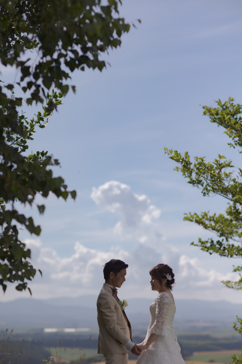 7月中旬和装でラベンダー日の出公園、ドレスで四季彩の丘、千代田ファーム3か所