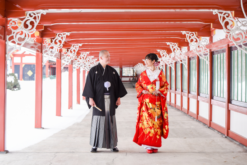 和装は神社でしっかり残す方が多いです!