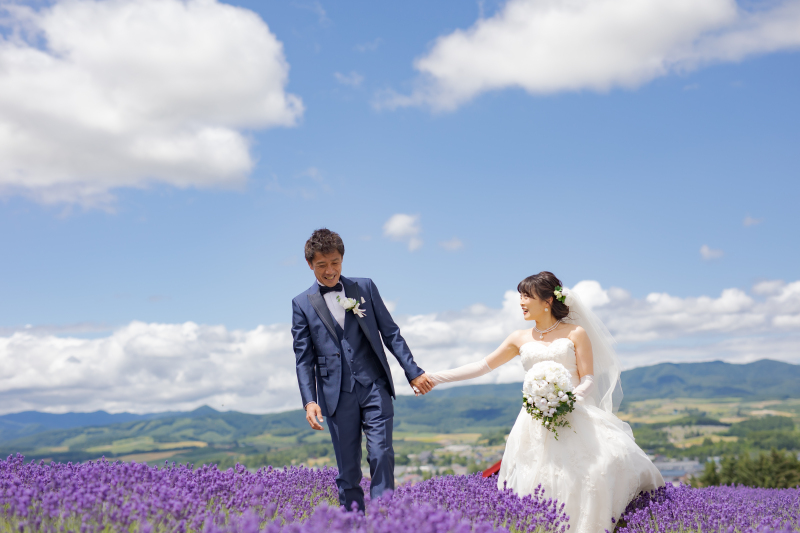 北海道を楽しむお花でフォトウェディング解説