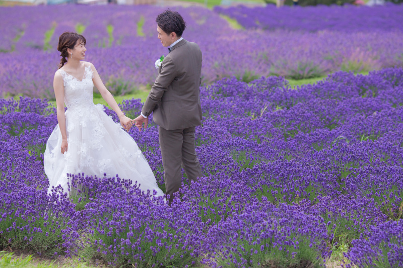 北海道を楽しむお花でフォトウェディング解説