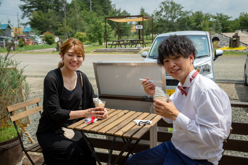  美瑛・富良野　　羊と撮影　ラベンダーその２