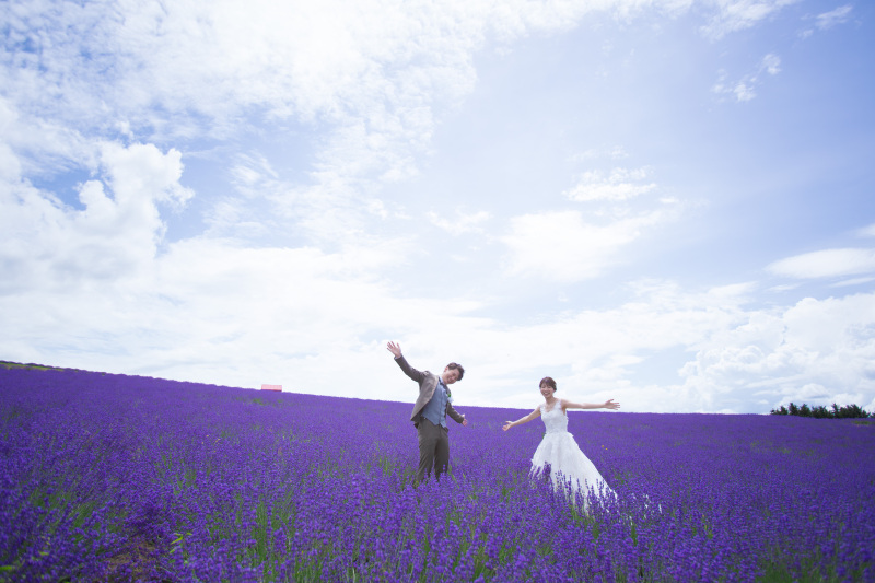 北海道を楽しむお花でフォトウェディング解説