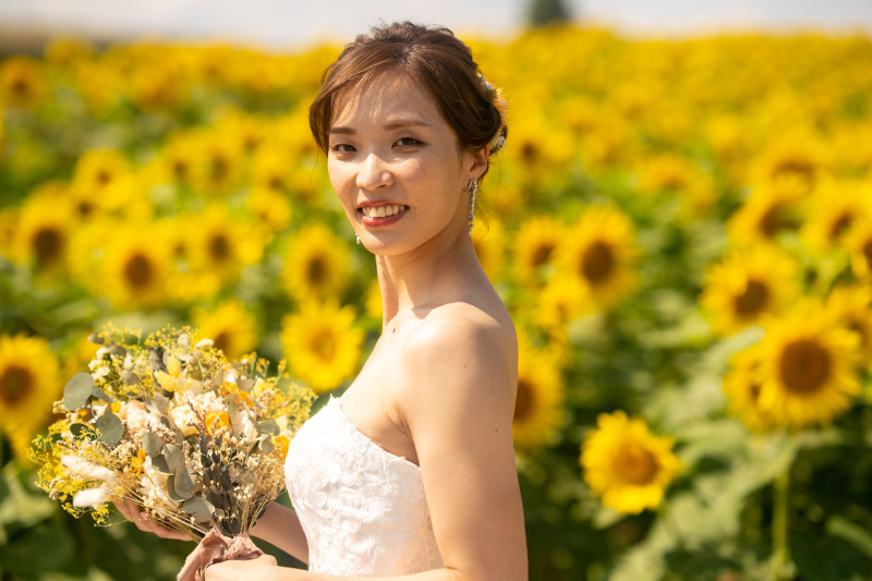  8月の旅行をかねて青い池、白樺回廊、四季彩の丘の3ヵ所で撮影こんな感じ３