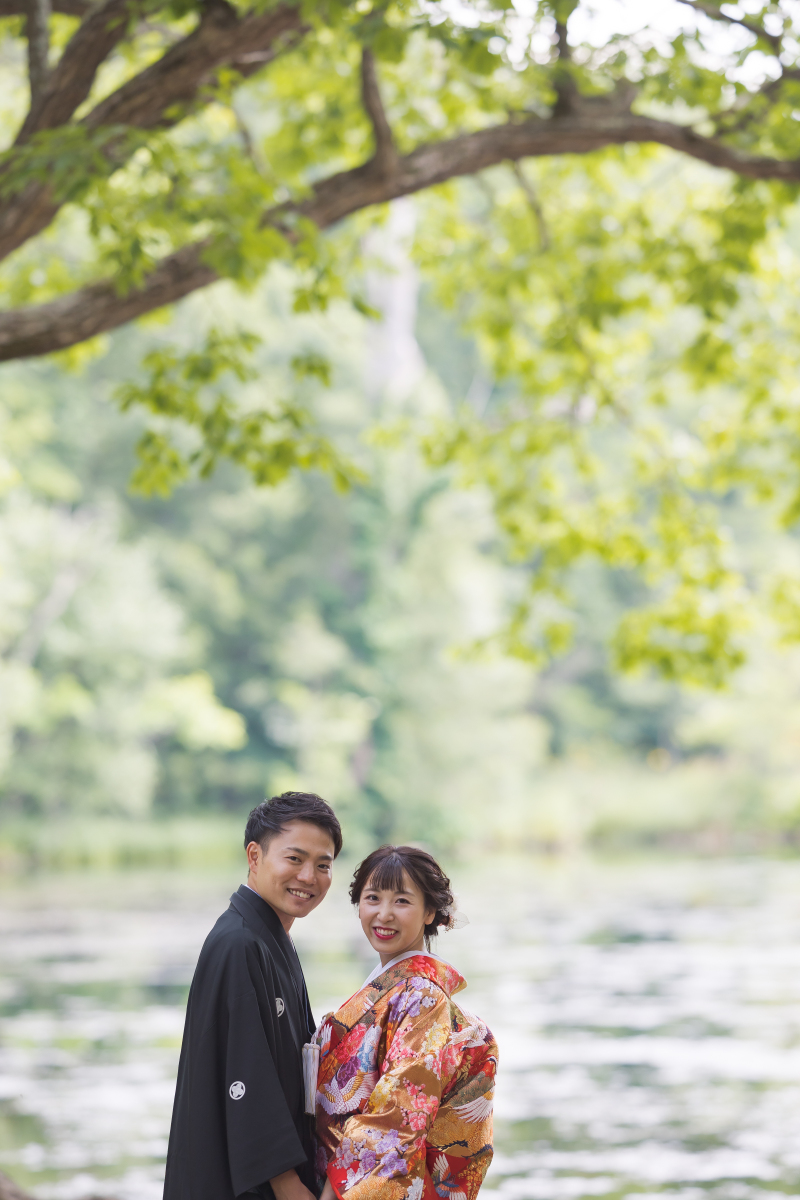 8月　四季彩の丘、和装に着替えて鳥沼公園、　その2
