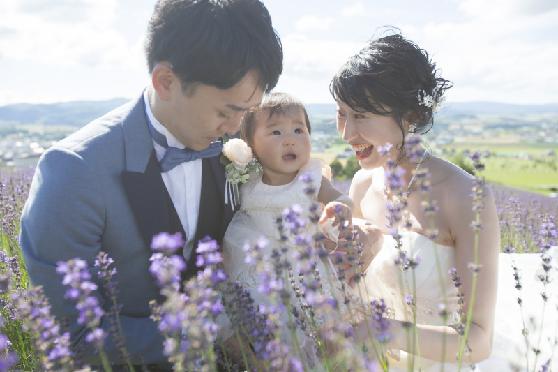 7月25日頃の美瑛富良野3か所お子様とご家族、四季彩の丘、日の出公園、鳥沼公園