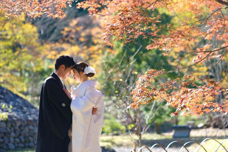 和装で紅葉♡アレンジ編