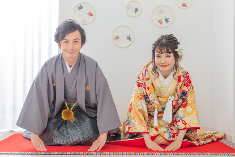 \スタジオ&ロケ両方で ドレスも和装も/