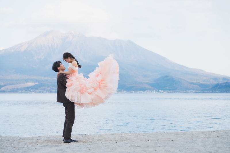 【鹿児島前撮り】雄大な桜島をバックに。おすすめ撮影スポットと魅力をご紹介