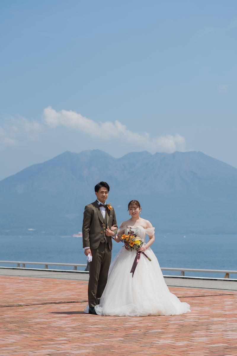 【鹿児島前撮り】雄大な桜島をバックに。おすすめ撮影スポットと魅力をご紹介