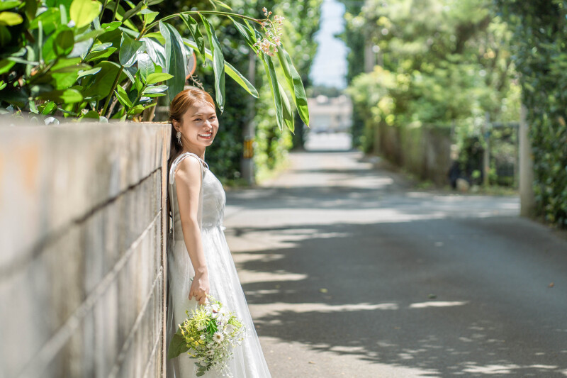 新婦様の美しいソロショットをご紹介♡