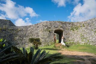 人気ロケ地紹介＊座喜味城跡