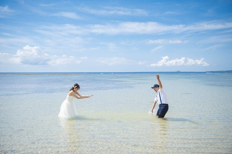 沖縄で常夏シーズンのフォトウェディングってどんな感じ??☆*