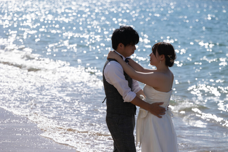 【時間帯によって変わる海の色!】どの時間帯がお好みですか*