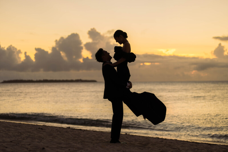 サンセット撮影でロマンチックなお写真を･:*+.