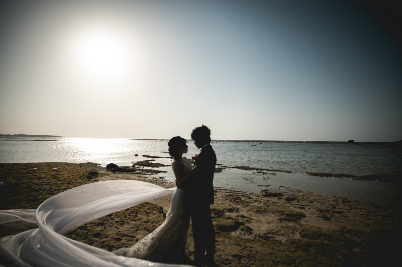 大人気アイテム、ロングベールを使用したお写真*~*