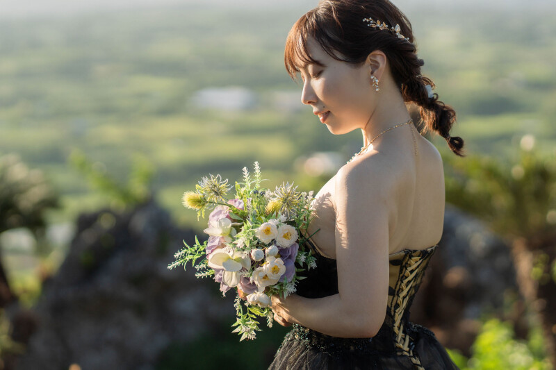 新婦様の美しいソロショットをご紹介♡