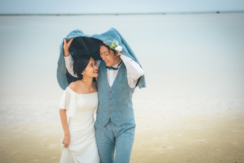 自然な表情のおふたり♡
