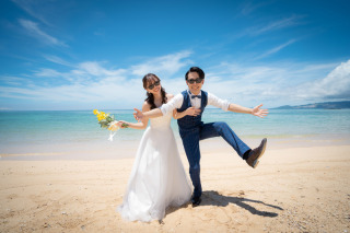 沖縄で常夏シーズンのフォトウェディングってどんな感じ??☆*