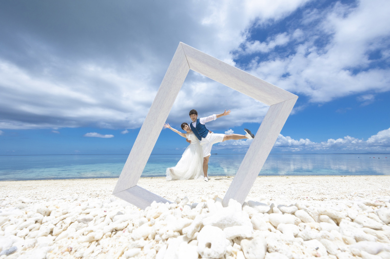 砂浜の可愛い使い方♡