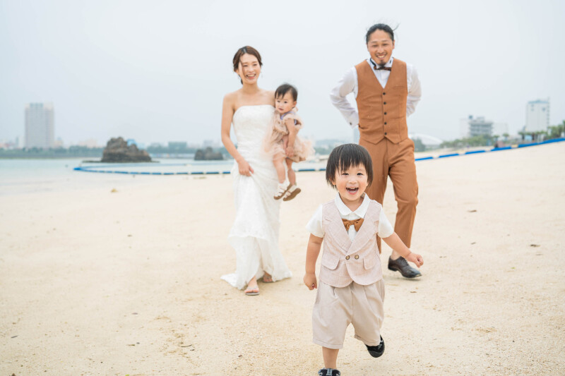 お子様・ご家族様とご一緒に撮影ができます◎