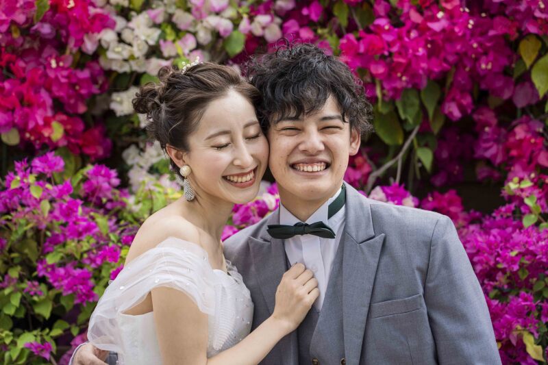 輝く1日のために!新郎様のヘアメイクもおすすめです**