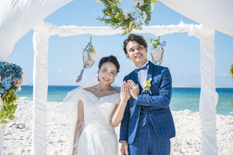 【ビーチで結婚式ができる❤︎】人前式のご紹介**