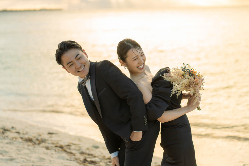 サンセット撮影でロマンチックなお写真を･:*+.