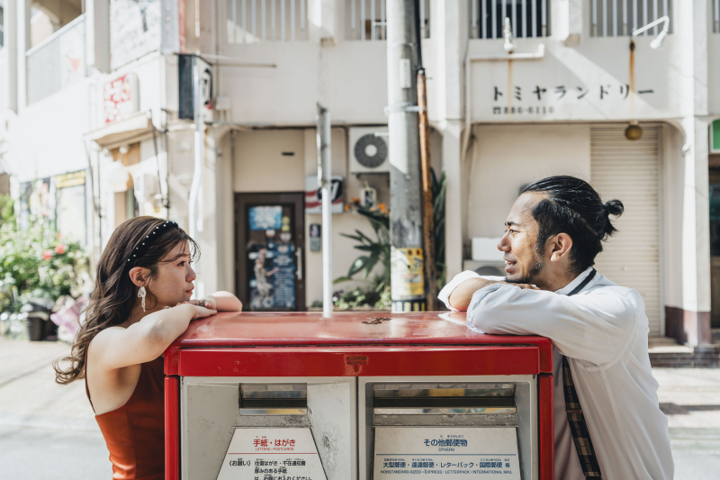 沖縄の街でノスタルジックなお写真はいかがですか*・゜