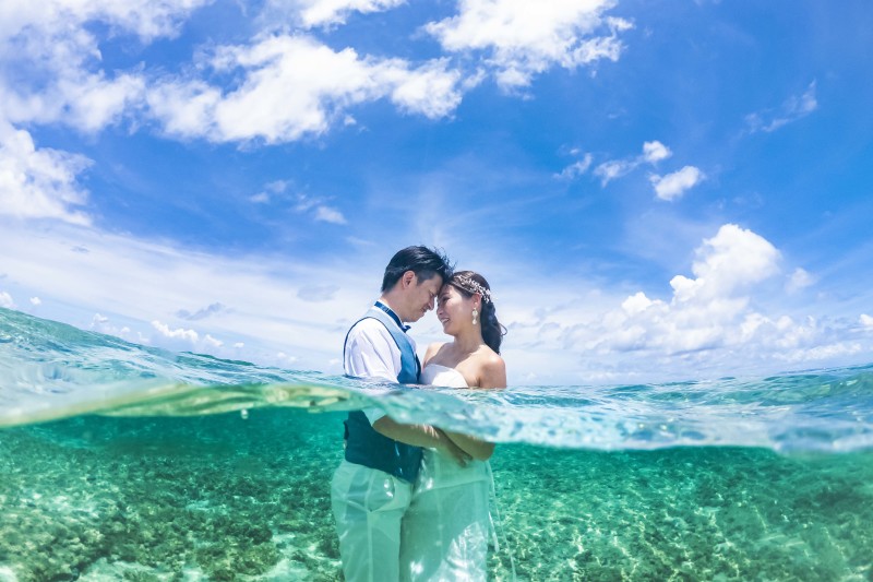 沖縄フォトウェディング*無人島撮影について*