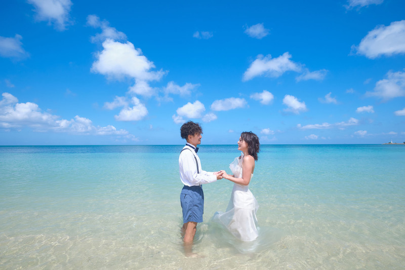 日中の青い海と空&ロマンチックなサンセットで撮影できちゃう贅沢プランのご紹介♡