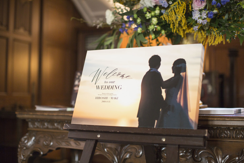 ☆おすすめアイテムのご紹介☆結婚式で必須!!ウェルカムボード♪