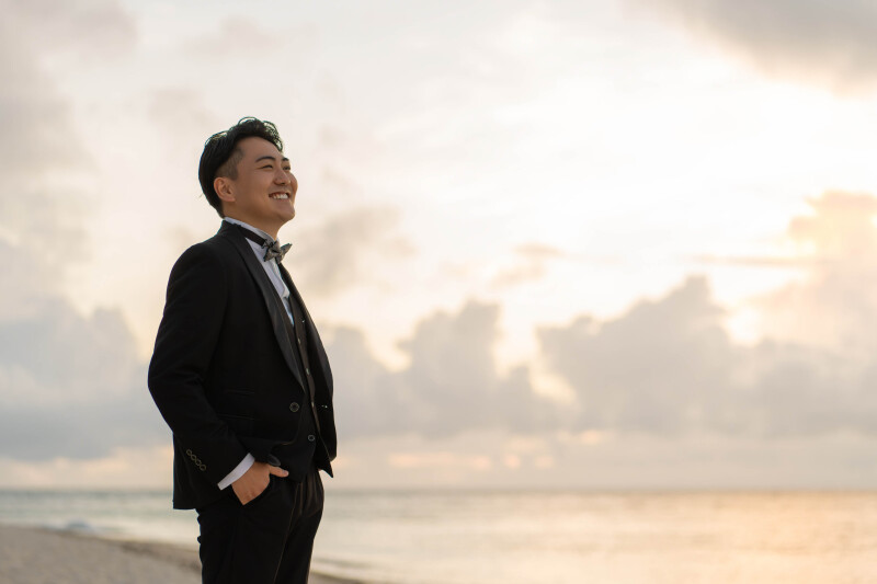 新郎様のイケてるソロショットをご紹介☆