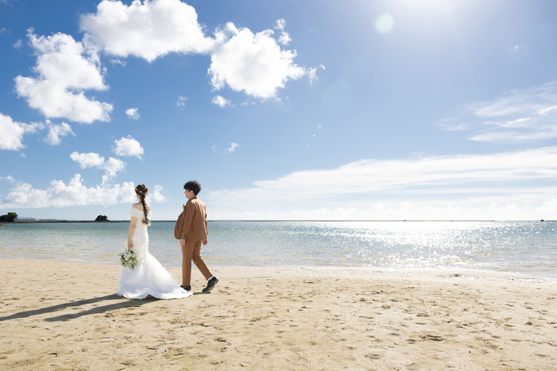 【時間帯によって変わる海の色!】どの時間帯で撮りますか*