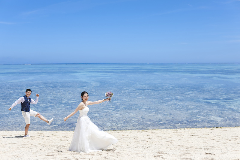 沖縄フォトウェディング*無人島撮影について*