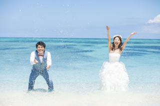 夏を満喫♬ウォーターイン撮影