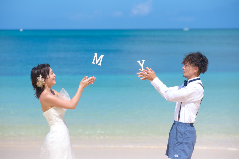 日中の青い海と空&ロマンチックなサンセットで撮影できちゃう贅沢プランのご紹介♡