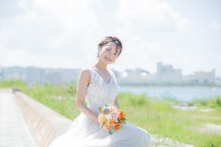 ご新婦様の美しいソロショットをご紹介*＊