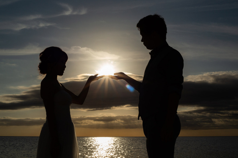 幻想的でロマンチックな〈サンセット撮影〉についてご紹介＊*