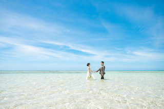 衣装を着たまま海に入る？！ ウォーターイン撮影をご紹介 ☆* 