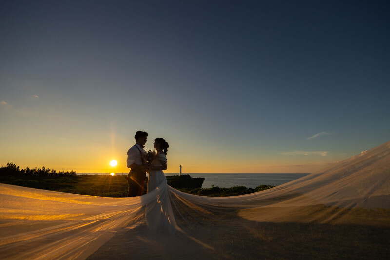 サンセット撮影でロマンチックなお写真を･:*+.