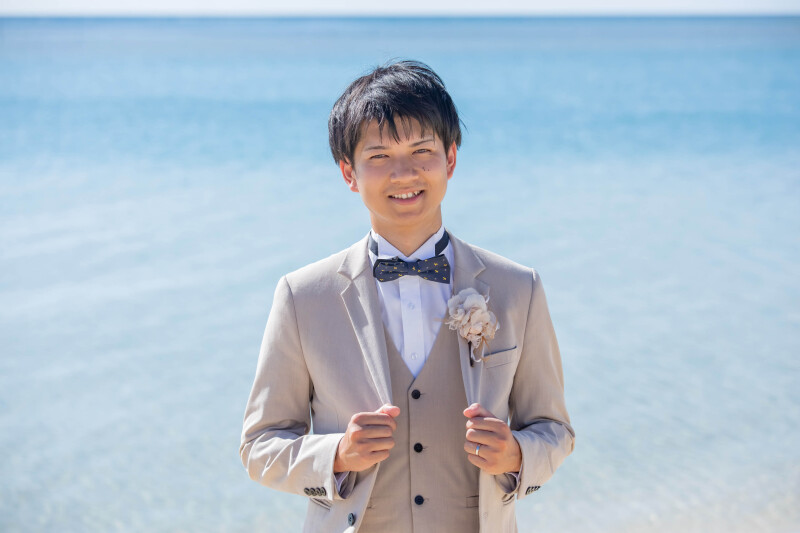 新郎様のイケてるソロショットをご紹介☆