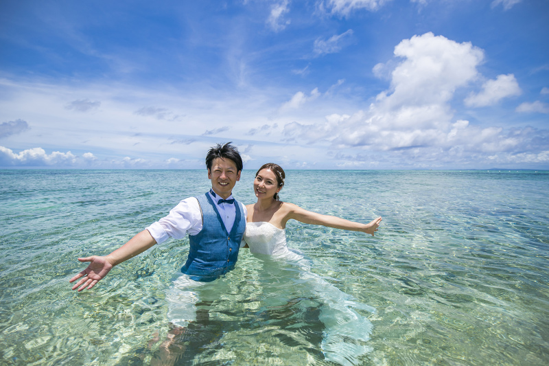 沖縄フォトウェディング*無人島撮影について*