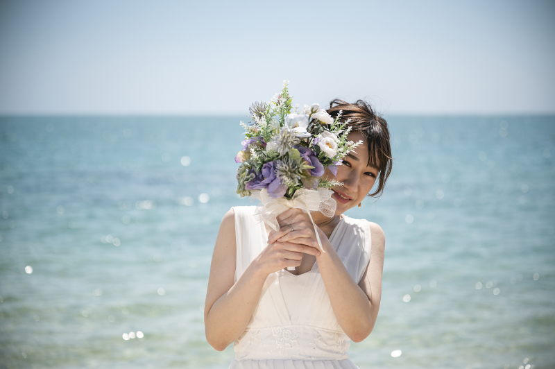 ご新婦様の美しいソロショットをご紹介*＊