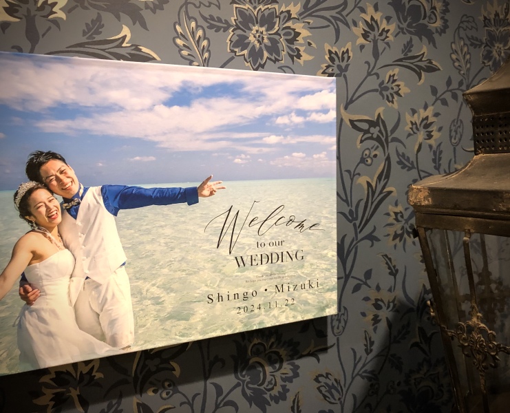 ☆おすすめアイテムのご紹介☆結婚式で必須!!ウェルカムボード♪