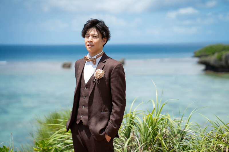 新郎様のイケてるソロショットをご紹介☆
