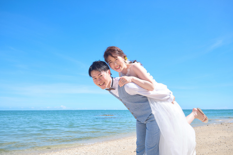 沖縄で常夏シーズンのフォトウェディングってどんな感じ??☆*