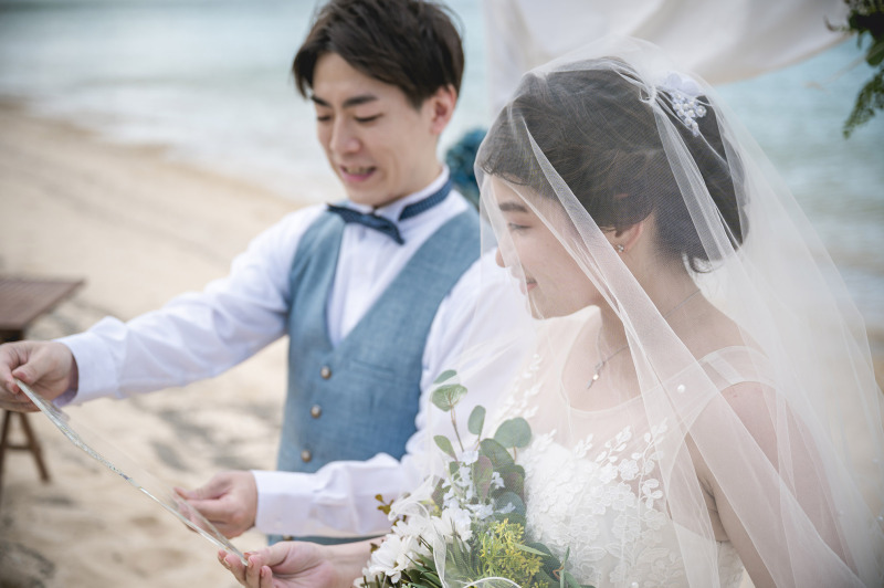 【ビーチで結婚式ができる❤︎】人前式のご紹介**
